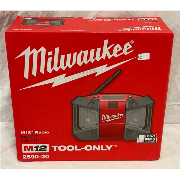 Milwaukee M12 Radio In Original Box