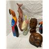 Image 2 : Box Full Of Plushies And Wood Carvings