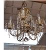 Image 1 : Hanging Crystal Light Up Chandelier