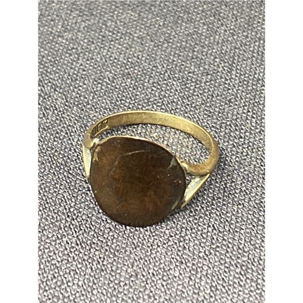 10Kt Gold Indian Head Penny Ring