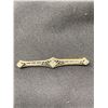 Image 1 : 14Kt Gold Art Deco Brooch