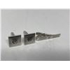 Image 1 : Sterling Silver Cuff Link And Tie Clip