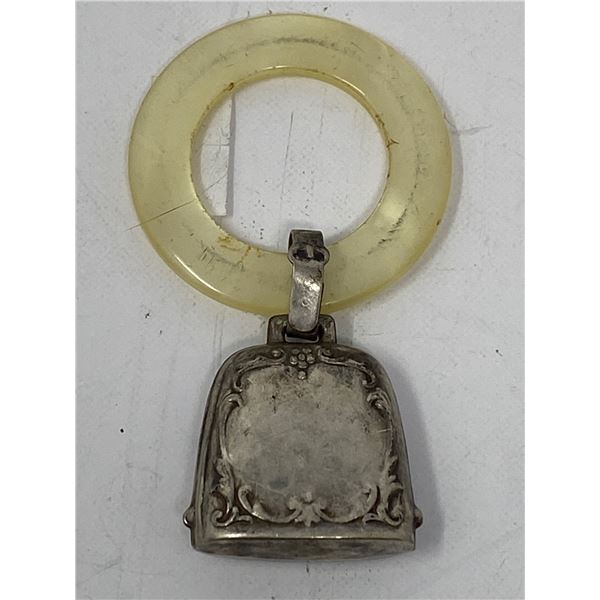 Sterling Silver Cow Bell On Ring