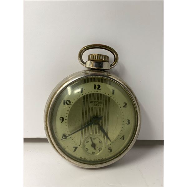 Vintage Westclox Dax Pocket Watch