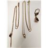 Image 1 : 10Kt Gold Necklace, 9ct Gold Necklace, And Earring