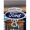 Image 1 : Double Sided Porcelain On Steel Genuine Parts Ford V8 Sign