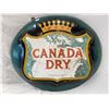 Image 1 : Vintage Porcelain On Steel Embossed Canada Dry Sign