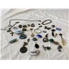 Image 1 : Antique Enamel Jewelry And Some Silver Pieces