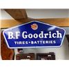 Image 1 : Porcelain On Steel Bf Goodrich Tires And Batteries Sign
