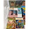 Image 2 : Assorted Paper Ephemera, Canadian Pacific Airlines Brochure, Baby Book, Postcard Book, Map, Etc..