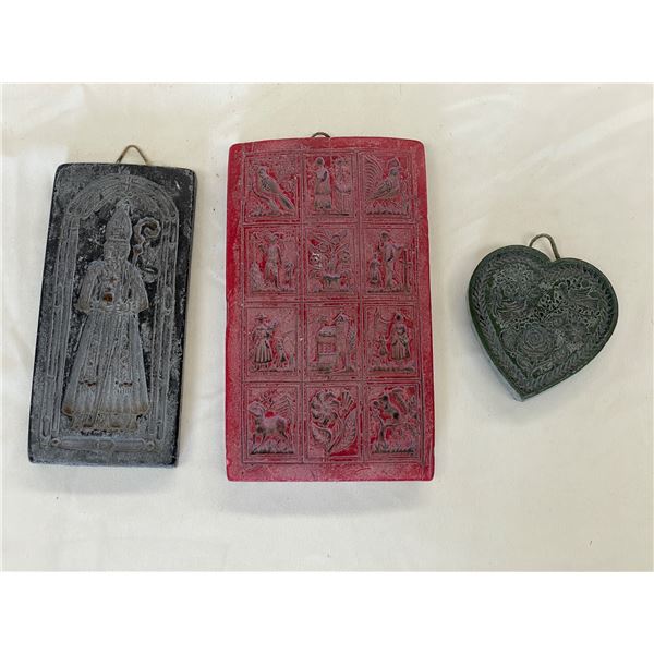 3 Wax Religious Icons