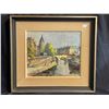 Image 1 : Framed Oil On Canvas Signed By Edouard Le Saout