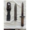 Image 2 : Vintage Knife With Original Sheath And Bayonette Attachable