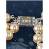 Image 2 : 3 Strand Pearl Necklace, In Original Case