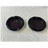 Image 2 : 3 Colored Glass Ash Trays