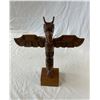 Image 1 : Hand Carved First Nations Totem Pole By Coast Salish Artist Pat Natrall