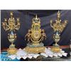 Image 2 : Magnificent 3 Piece Garniture Clock Set By Imperial