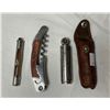 Image 1 : Vintage Schrader Balloon Tire Gadge, Meridian Utility Knife, And Vintage Medical Hour Glass Timer