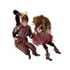 Image 1 : 2 Venetian Style Dolls, Jester And Woman