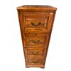 Image 1 : 4 Drawer Oak Filing Cabinet