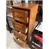 Image 2 : 4 Drawer Oak Filing Cabinet