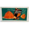 Image 1 : Rich Orange Lushus Jellyu Desert Cardboard Advertising Sign