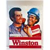 Image 1 : Metal Winston Cigarettes Advertising Sign