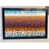 Image 1 : Framed Oil On Canvas Of Beach Scene Signed Mbiola