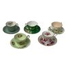 Image 1 : 5 Assorted Tea Cups And Saucers, Aynsley, And Paragon