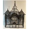 Image 4 : Vintage Metal Bird Cage, On Stand