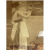 Image 2 : Antique Ornate Framed Print "The Flute Player" By Mendelssom