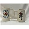 Image 1 : 2 Vintage RCMP Mountie Steins