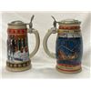 Image 2 : 2 Vintage Budweiser Steins, 1 With Coa
