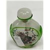 Image 2 : Vintage Reverse Painted Glass Snuff Bottle