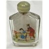 Image 1 : Vintage Reverse Painted Glass Snuff Bottle