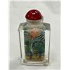 Image 1 : Vintage Reverse Painted Glass Snuff Bottle Harvesting Scene