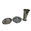 Image 1 : 2 Ashtrays (1 Repousse) And A Pewter Mug