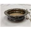 Image 2 : Vintage Floral Pattern Rimmed Bowl With Assorted Souvenir Spoons