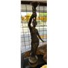 Image 1 : Large Lady Figural Bronze Sculpture (1 Of A Matching Pair)
