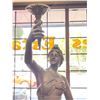 Image 2 : Large Lady Figural Bronze Sculpture (1 Of A Matching Pair)