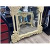 Image 3 : Vintage Heavily Carved Ornate Wooden Mirror