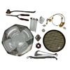 Image 1 : Assorted Antique And Vintage Collectibles: Curling Iron, Candle Snuffer, Jewellery, And More