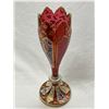 Image 2 : Antique Bohemian Overlay Glass Vase