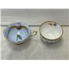 Image 1 : 2 Vintage Teacups : Double Stamped Paragon And Roslyn