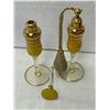 Image 2 : 2 Vintage Glass Perfume Bottles, 1 With Bladder