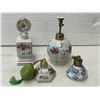 Image 1 : 4 Vintage Miniature Perfume Bottles, 1 With Bladder