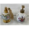 Image 2 : 4 Vintage Miniature Perfume Bottles, 1 With Bladder, 3 Limoges, Etc..