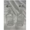Image 1 : 2 Crystal Glass Decanters