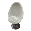 Image 1 : Vintage Egg Chair On Chrome Base
