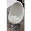 Image 2 : Vintage Egg Chair On Chrome Base